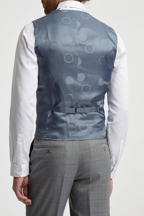 INDUS GREY SOFT CHECK SLIM WC-Suits-INDUS GREY SOFT CHECK SLIM WC- Ted Baker Romania